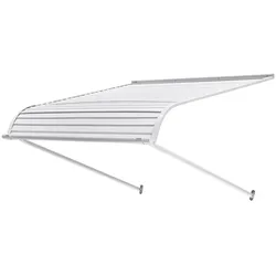 VEVOR Fenstermarkise 101,6x106,6x51 cm, Türvordach, Sonnenschutz, leichte & stabile Aluminium-Außenmarkisen, Schutz vor Regen, Schnee & Sonnenlicht für Tür, Eingang, Fenster, Terrasse, Veranda