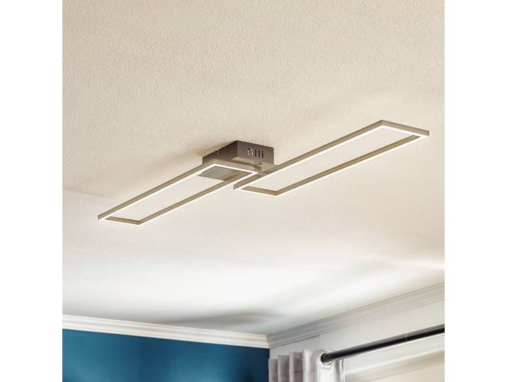 Briloner LED Deckenlampe Frame, dimmbar, schwarz, für Wohn- / Esszimmer, Metall, Modern, LED Deckenleuchte
