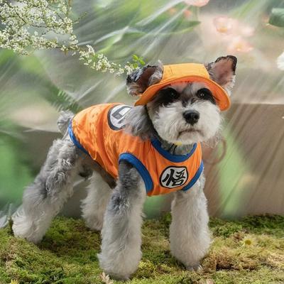Uplifted Finds Goku Inspired Dragon Ball Pet Summer Vest xl