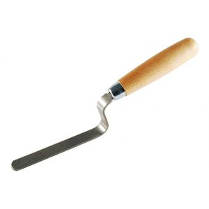 Schwan Maurerkelle 153408, 8 mm Breite, mit Holzgriff, Hamburger Fugenkelle