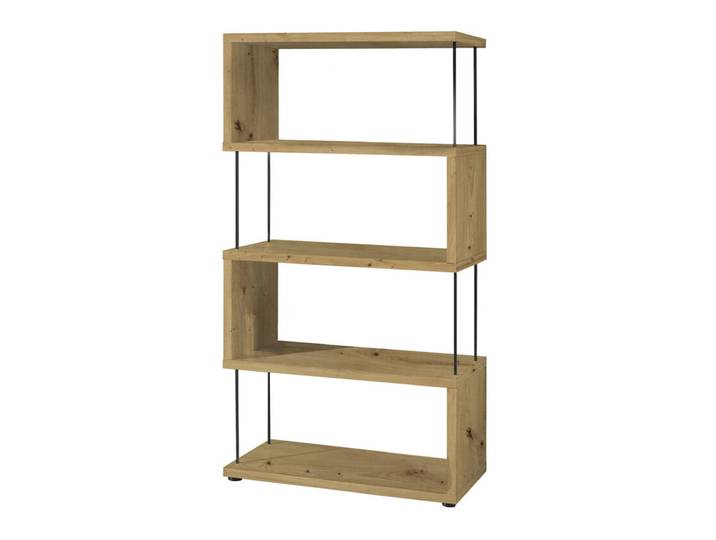 Regal STEVEN 66 x 126 cm Asteiche-Dekor