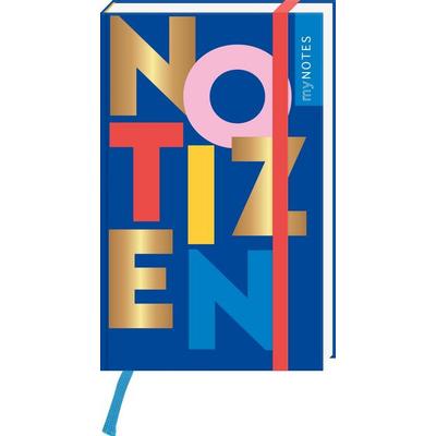 myNOTES Papeterie: Notizbuch A6 NOTIZEN – COLOR POP