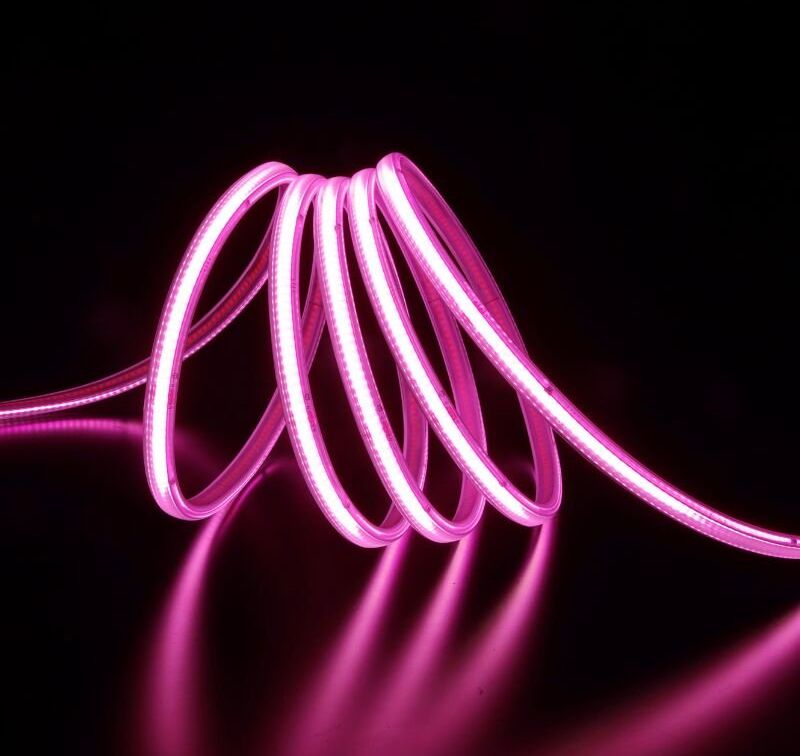 Silumen Ruban LED COB 25M AC 296 LED/m 220V 10W/m IP65 - Rose - Rose