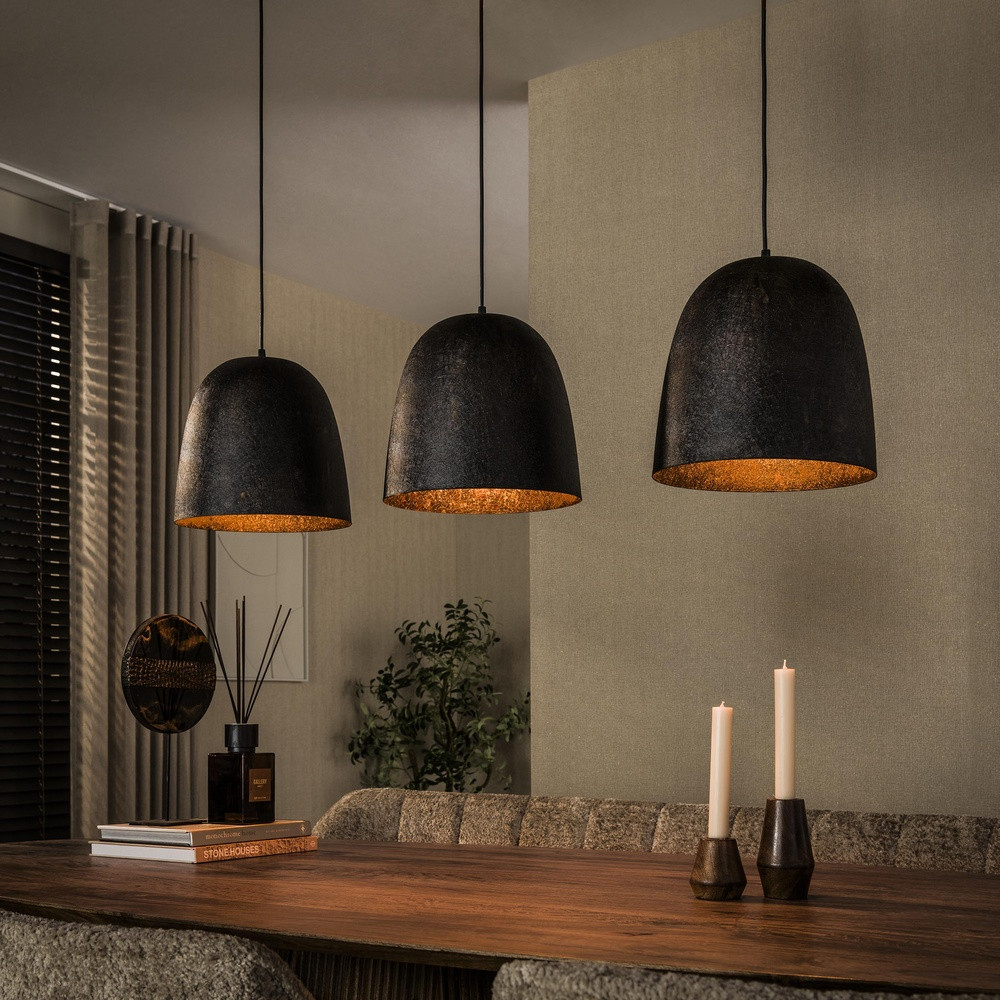 Lyora Industriële Kantoor Hanglamp Nova 3-lichts - Aluminium