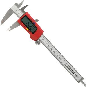 KS-Tools Messschieber 300.0532, digital, Schieblehre aus Metall, 150mm