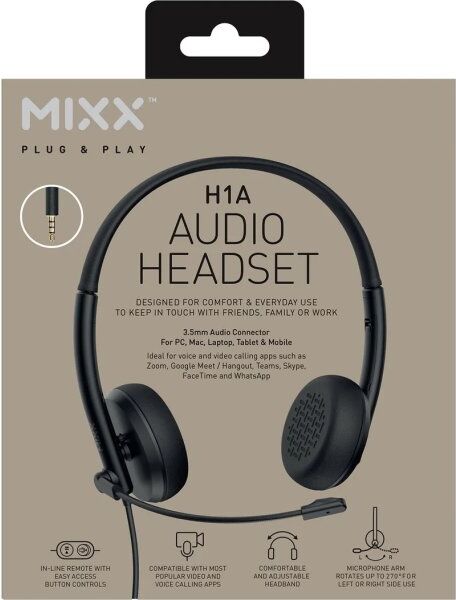 Mixx Headset Stereo/mono H1a Kablet 3.5mm