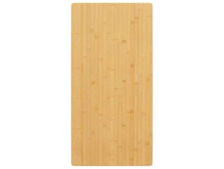 GHVBNMF Tischplatte Bambus 50x100x4 cm Ersatzplatte Beistelltisch Vielseitige Moebelplatte fuer Wohnzimmer und Gastronomie, mit abgerundeten Kanten und pflegeleichter Schutzlackierung.