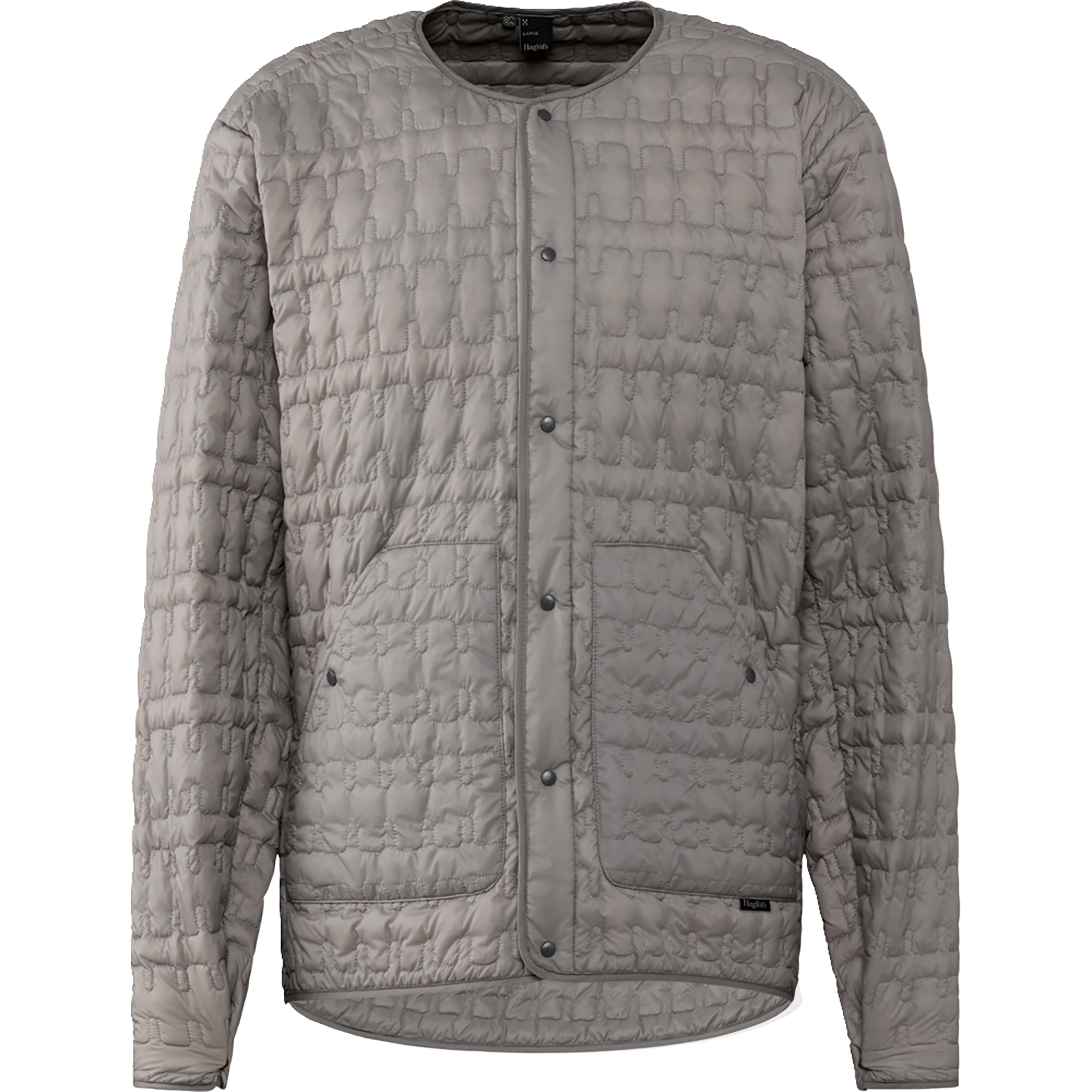 Haglöfs Fram Mimic Herren Kunstfaserjacke grau Größe L Lifestyle Wasserabweisend