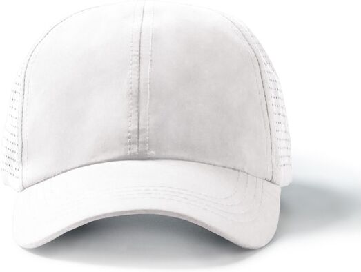 Casquette de sport personnalisable en microfibre RPET 170 g/m² Karin blanc TAILLE UNIQUE ADULTE