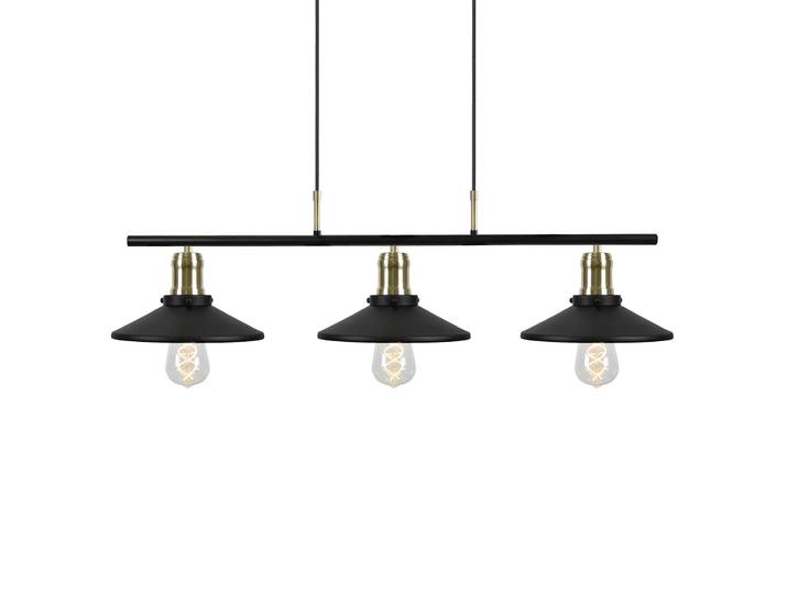 Globen Lighting Disc Pendelleuchte 3 Schwarz