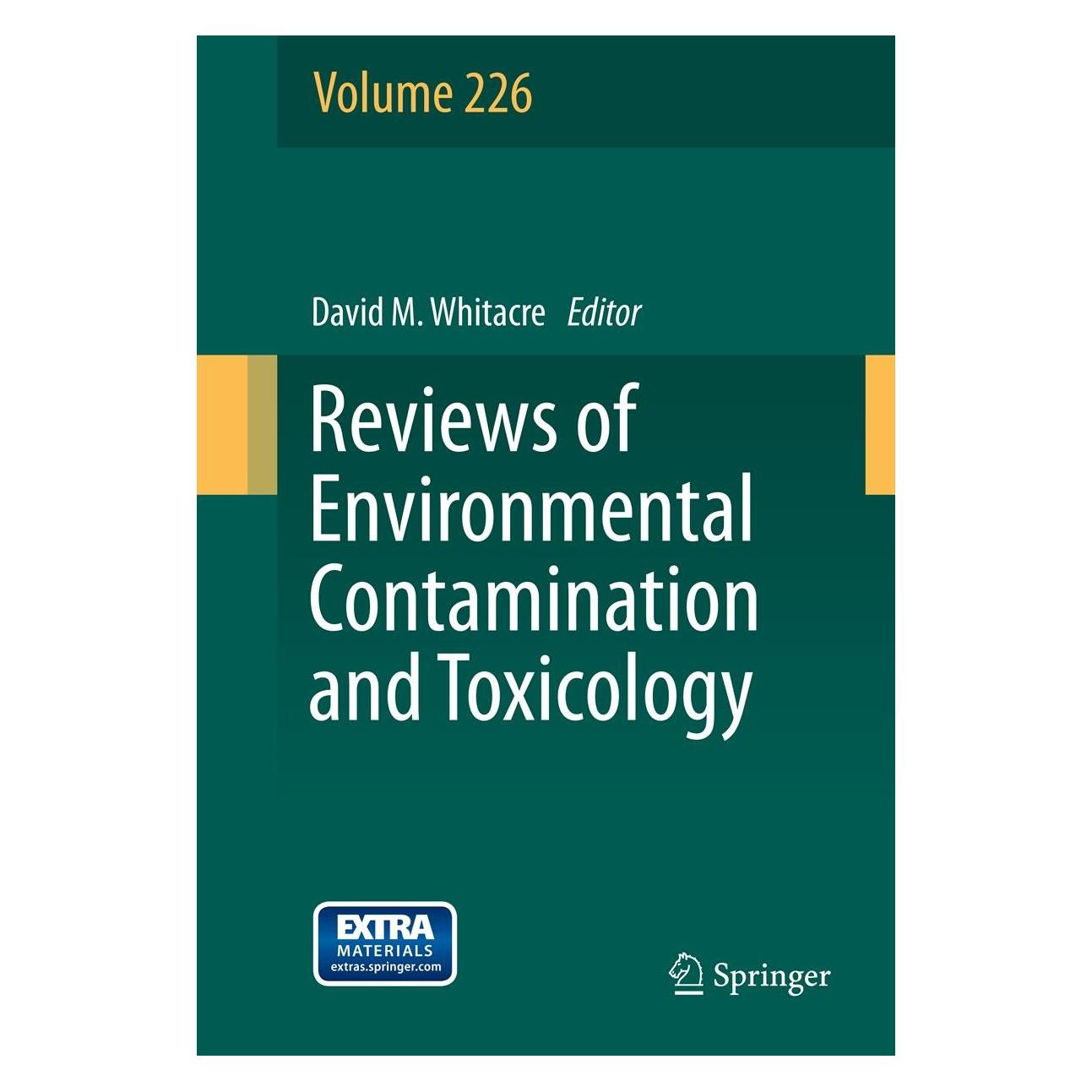 Springer Reviews of Environmental Contamination (Englisch, Hardcover, David M. Whitacre) (9781461468974)