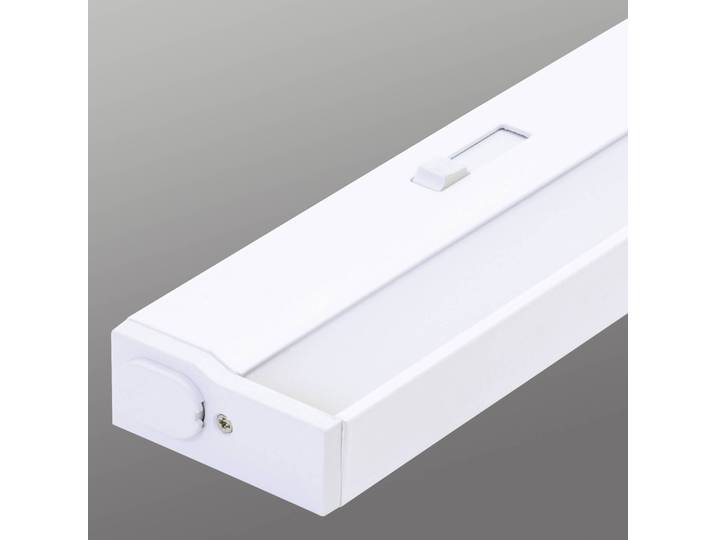 Müller-Licht LED-Unterschranklampe Conero, Länge 42,4 cm dimmbar, weiß / opal, für Küche, Aluminium, Modern