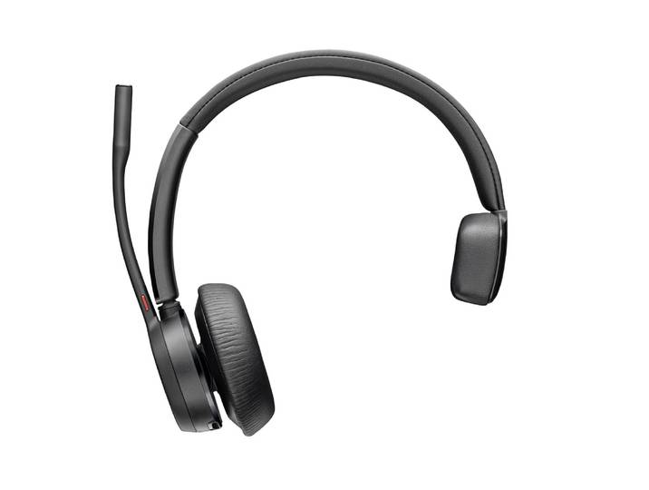 Poly Micro-casque monaural Voyager 4310 UC + adaptateur USB-A BT700 + base de chargement, Sans fil, Bureau/Centre d'appels, 20 - 20000 Hz, 122 g, Casq