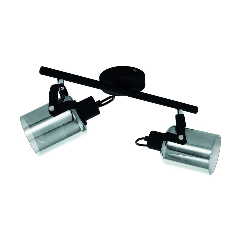 Eglo Berregas Plafondlamp 2-lichts zwart met chroom