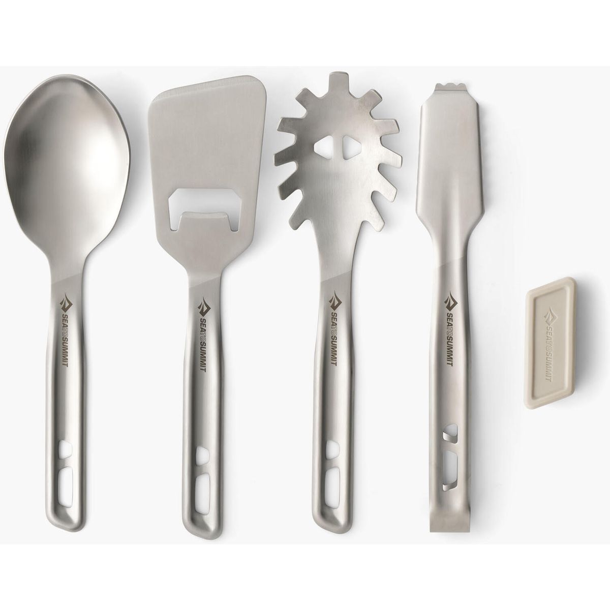 Sea to Summit Detour Stainless Steel Utensil Set stainless steel grey [4 Piece] ACK036021-121804