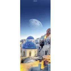 Scheurich Türfolie Santorini at night, für Innen- Außentüren