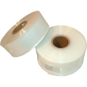 dm-folien Schlauchfolie 250mm x 2250m, transparent, aus LDPE Folie, Stärke 25my