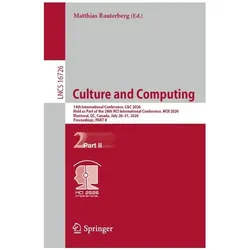Culture and Computing, Fachbücher von Matthias Rauterberg