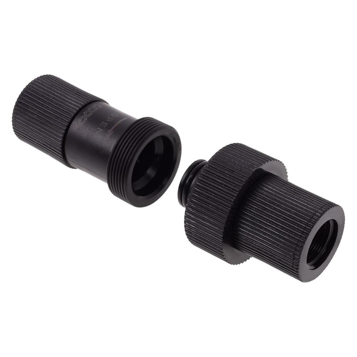 Alphacool HF Schnellverschlusskupplungsset G1/4 - Black (17396)
