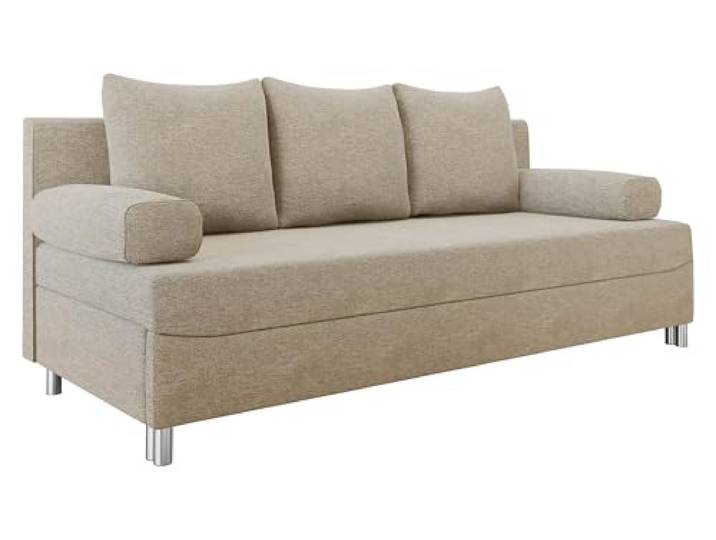 Mirjan24 Schlafsofa Dover mit Bettkasten (Matana 17) 3-Sitzer-Sofa mit Schlaffunktion und Kissen-Set für entspanntes Sitzen und komfortables Schlafen