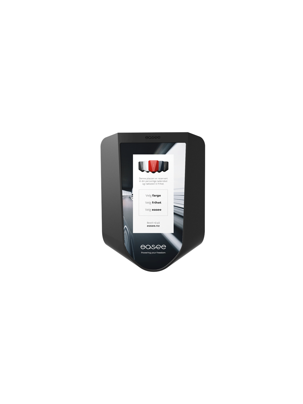 Easee Ready backplate and glossy cover