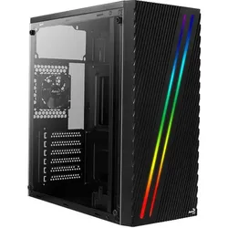AeroCool PC Gehäuse Streak Mid-Tower Schwarz (Window-Kit)
