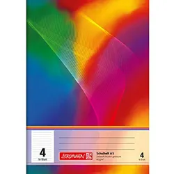 Brunnen Schulheft DIN A5 FSC Lineatur 4