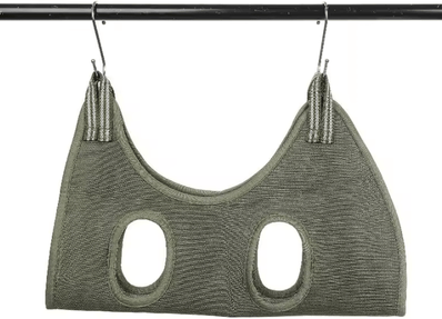 Inspire Curations GroomEase Pet Grooming Hammock Helper green s