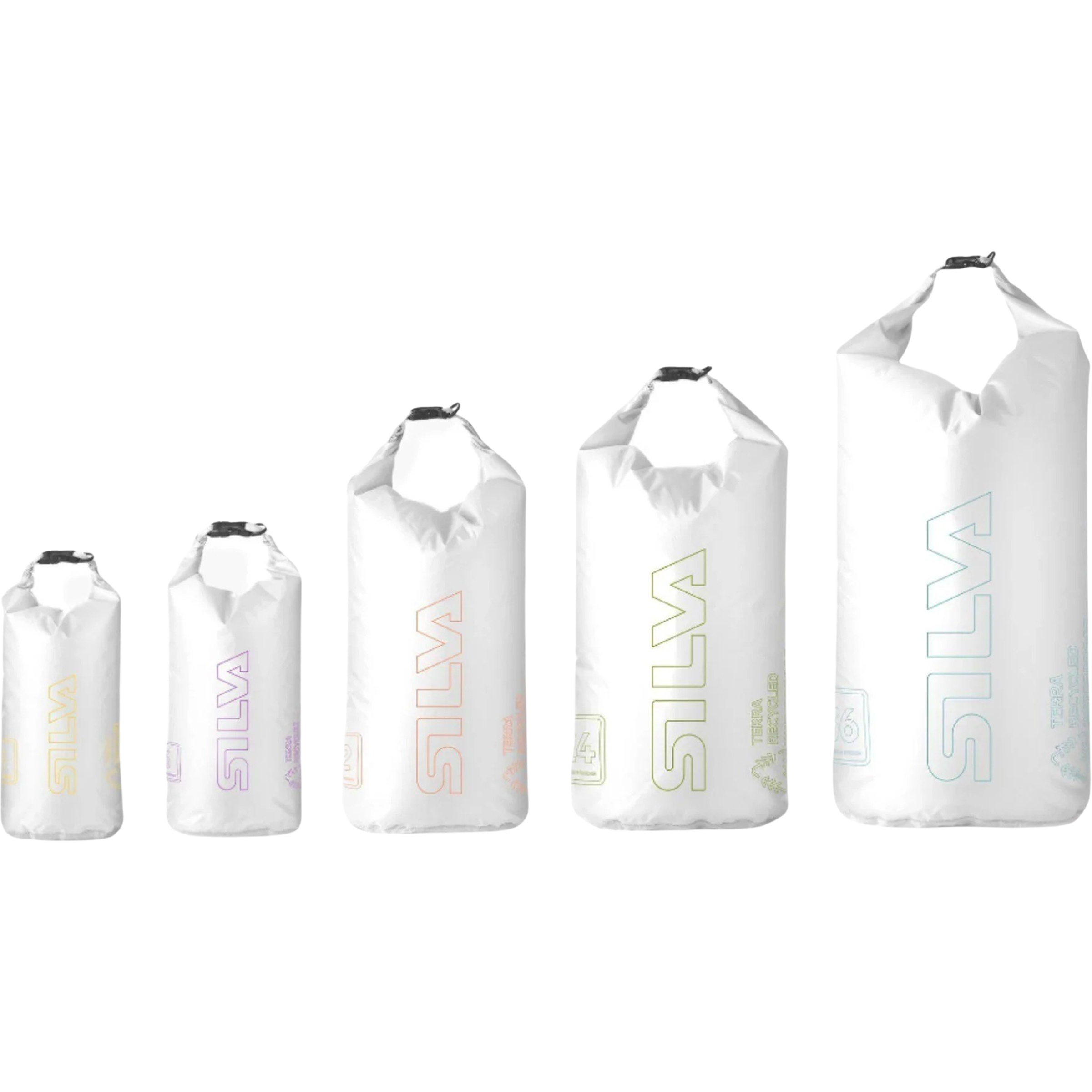 Silva Terra Dry Bag Packsack Packsäcke weiss Größe 3L