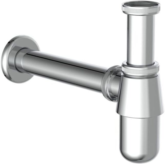 KIRCHHOFF Siphon bouteille, chrome, 1 1/4