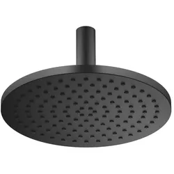 Dornbracht Regenbrause SERIENSPEZIFISCH Schwarz matt, 300 mm Durchmesser mit Deckenanbindung und FlowReduce-Funktion