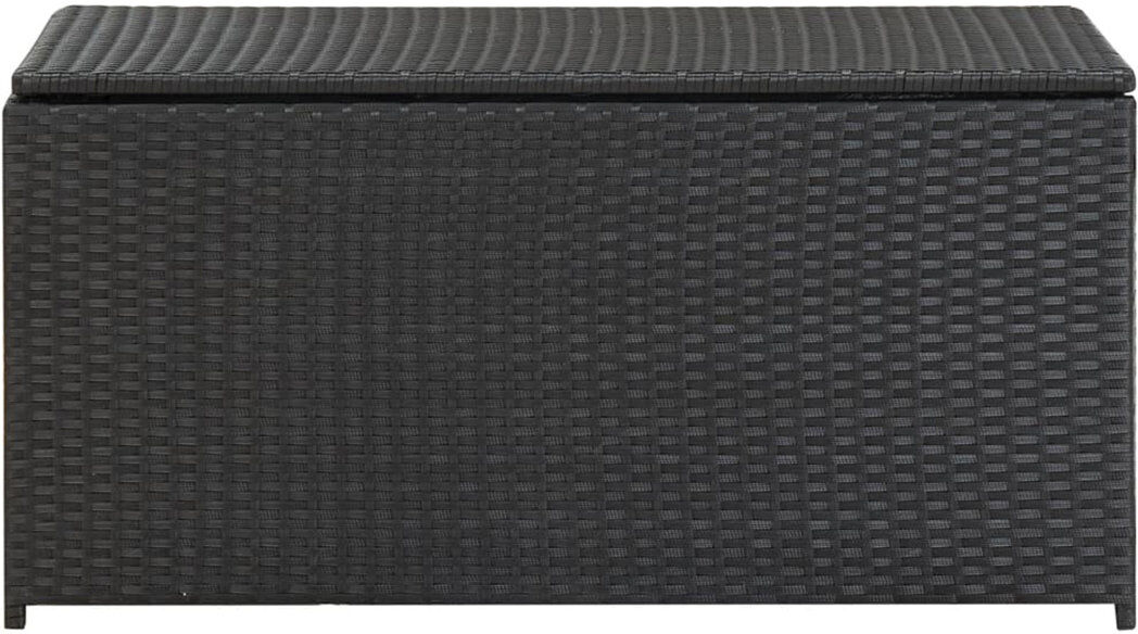 META 100cm W 240L Deck Box Black 50cm H X 100cm W X 50cm D