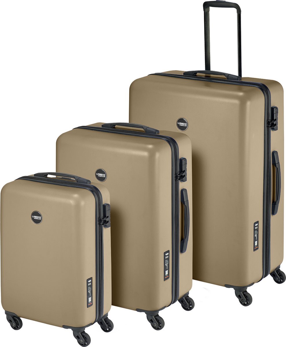 Princess Traveller PT01 - Kofferset - Pristine Bronze - SML