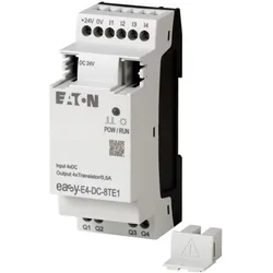Eaton EASY-E4-DC-8TE1 Ein- 197219 /Ausgangs-erweiterung 24VDC 4DE 197219, Relais
