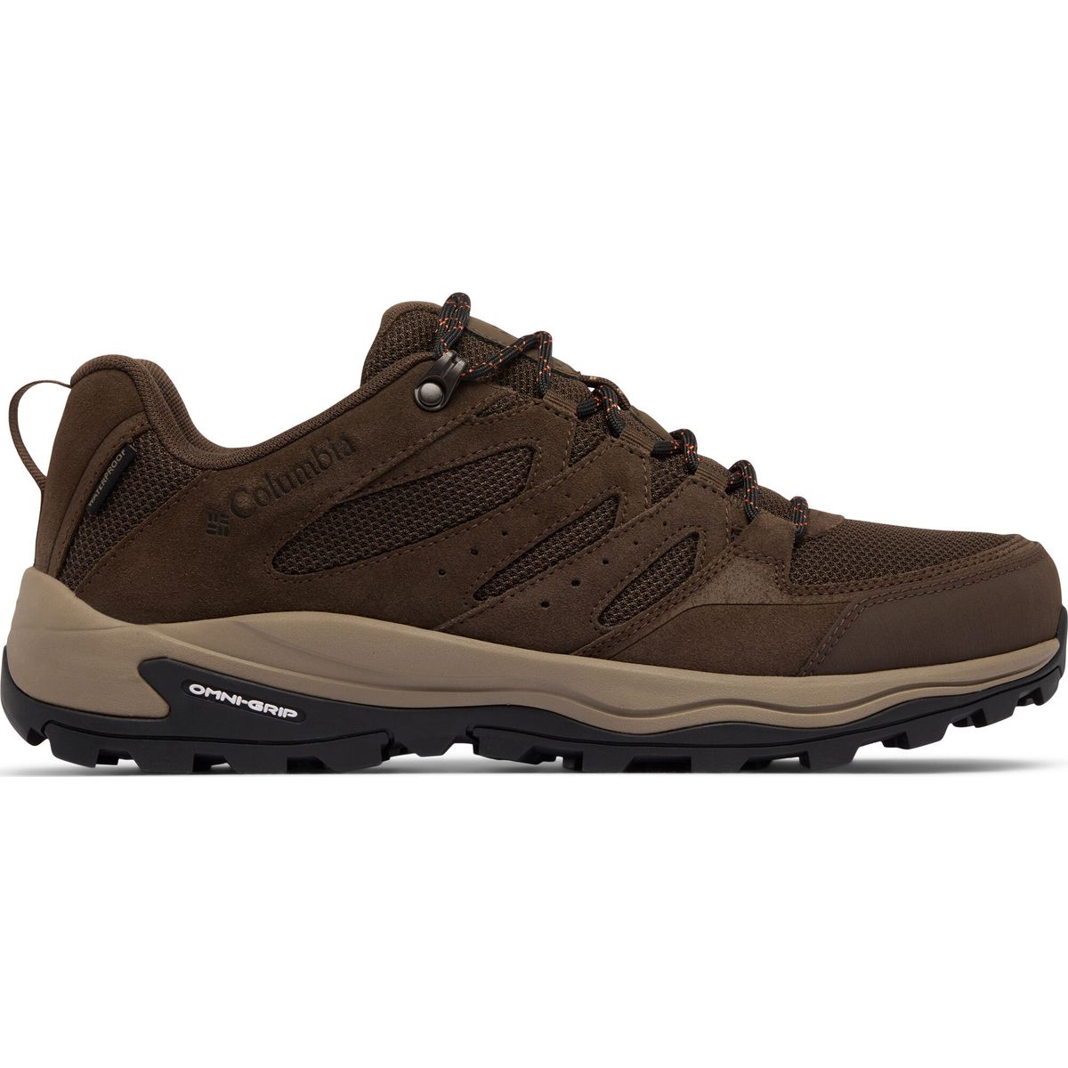 Columbia Men's Redmond IV Waterproof Walking Shoe cordovan, tangy orange (231) 7 212872-2128721-231-7