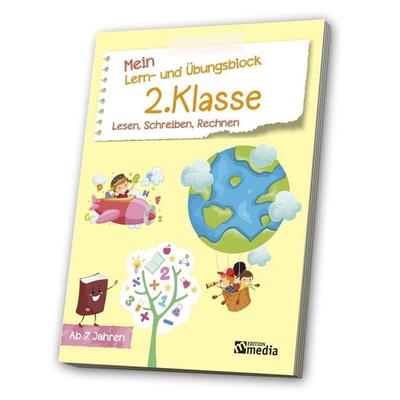 Mein Lern- & Übungsblock 2. Klasse: Lesen, Schreiben, Rechnen, Gebundene Ausgabe von , Media Verlagsgesellschaft