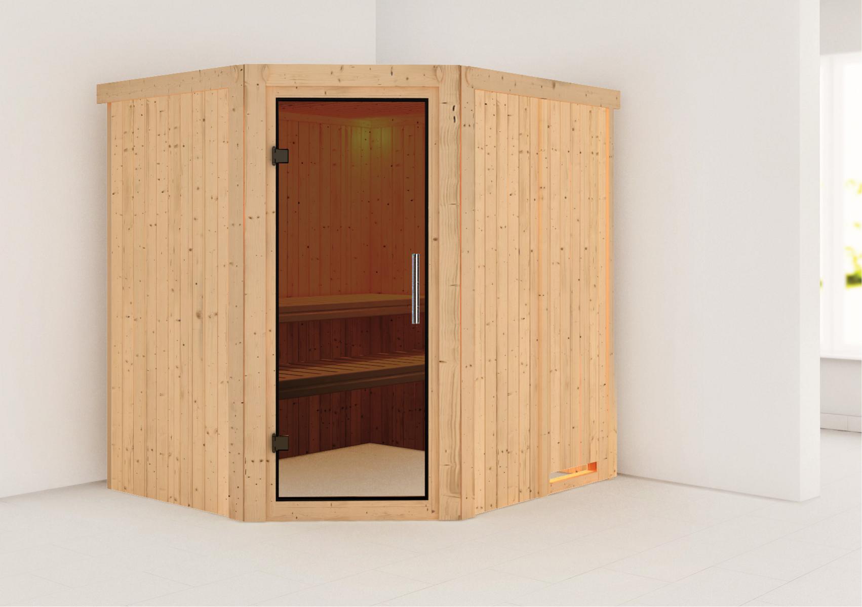 KARIBUHOLZT Sauna Siirin Eck, o. Zub. graphitf. GGT 09221886