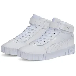 PUMA Carina 2.0 Mid-Top Sneaker Damen PUMA white/PUMA white/PUMA silver 40
