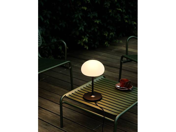 Tischleuchte Sponge On A Stick 20 x 35 x 20cm Schwarz/Schwarz Polycarbonat LED-Platine