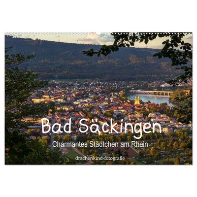 Bad Säckingen - Charmantes Städtchen am Rhein (Wandkalender 2027 DIN A2 quer), CALVENDO Monatskalender