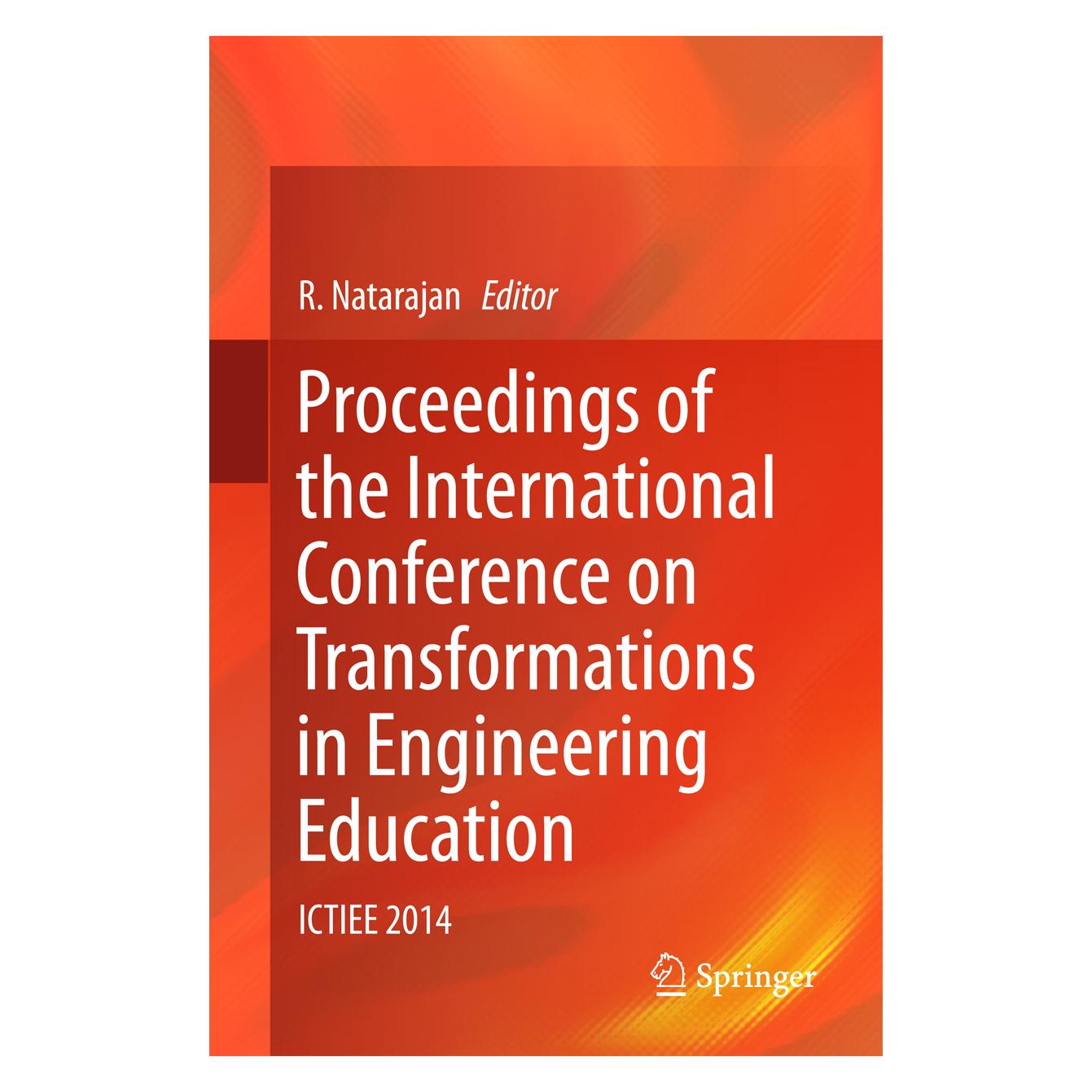 Springer Proceedings of the International Conference on Transformations in Engineering Education (Englisch, Softcover, R. Natarajan) (55551667)