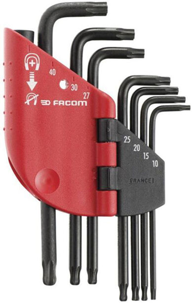 Jeu de 7 clés mâles Torx - Resistorx FACOM 89SR.J7PB