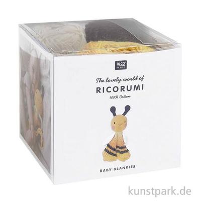 Ricorumi Häkel-Set 'Baby Blankies - Biene', mit Füllwatte
