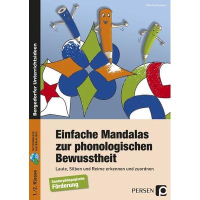 Einfache Mandalas zur phonologischen Bewusstheit, Geheftet von Monika Konkow, Persen Verlag in der AAP Lehrerwelt GmbH, 978-3-403-23639-9