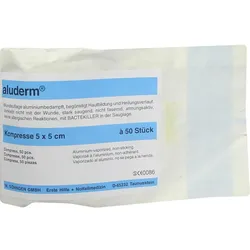 Aluderm Kompressen 5x5cm 50 ST