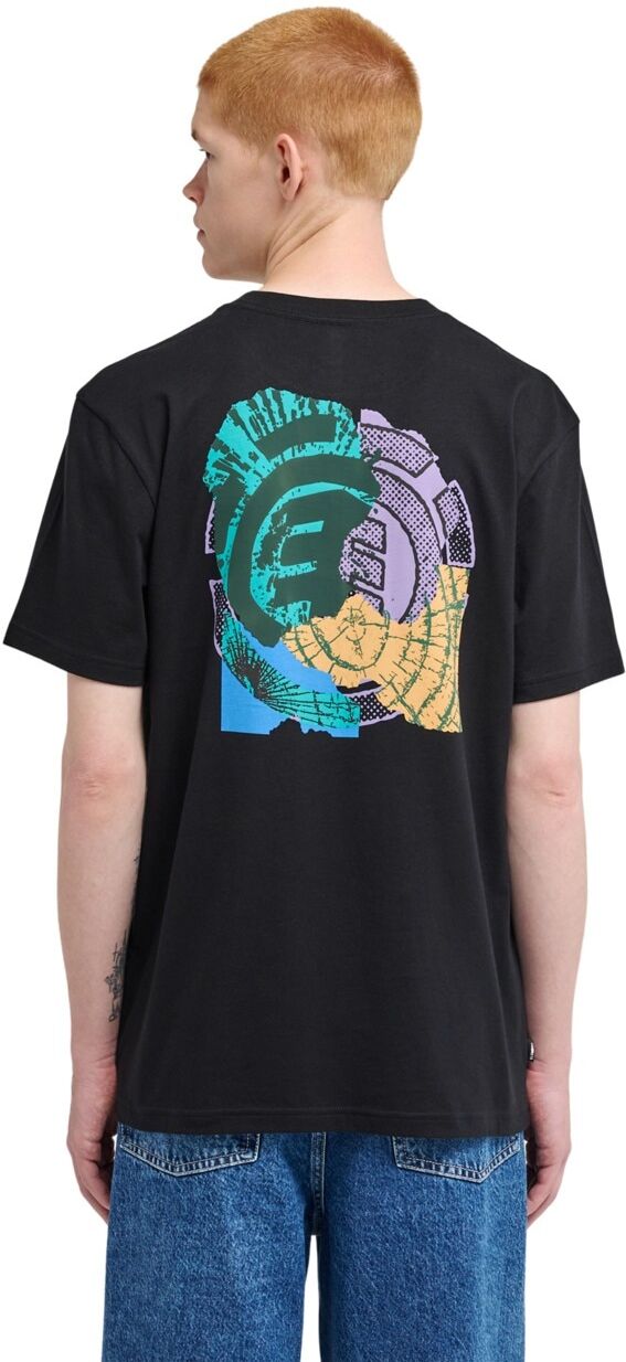 T-Shirt ELEMENT "Torn", Herren, Gr. S, flint schwarz, Obermaterial: 100% Baumwolle., Shirts T-Shirt flint schwarz S