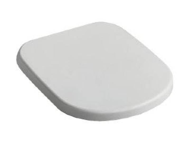 Ideal Standard – Abattant Wc 366 X 390 X 37 – Blanc – Abattant Adulte En Matériau Résistant – Pour Cuvette Courte – Installation Facile