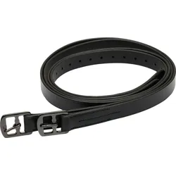 Horseguard Glitter Steigbügelriemen schwarz mit Glitzer Applikation, QHP17_Gr.: 135 cm