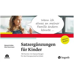Satzergänzungen für Kinder, Fachbücher von Eike Hovermann, Melanie Gräßer