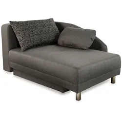 Recamiere mit Funktion Roy Stoff Braun